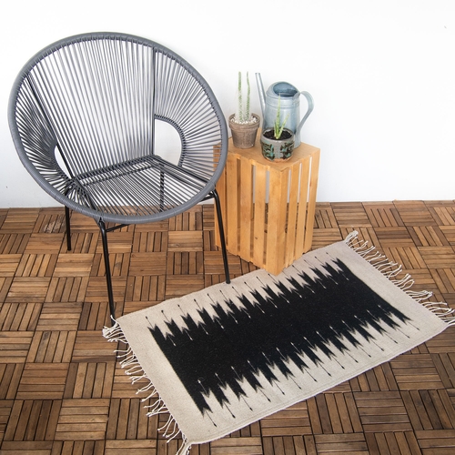 Beleroó Handmade Southwestern Style Rug - Lightning Pattern