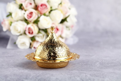Gold Luxury Wedding Favor Box