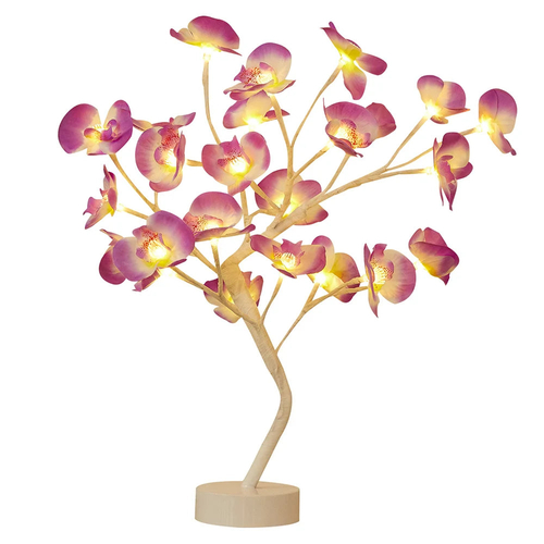 LED Rose Flower Table Lamp with USB/Battery Options