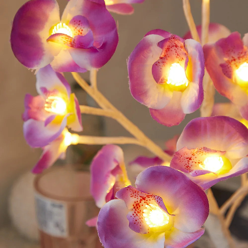 LED Rose Flower Table Lamp with USB/Battery Options