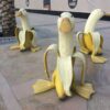 Banana Duck Art Statue - Funny Garden Yard Outdoor Decor