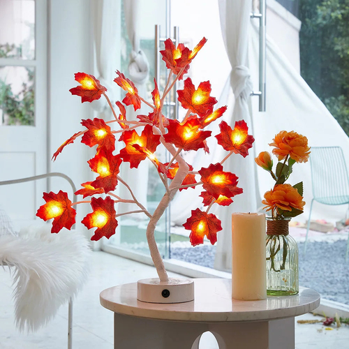 LED Rose Flower Table Lamp with USB/Battery Options