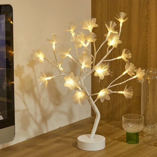 LED Rose Flower Table Lamp with USB/Battery Options