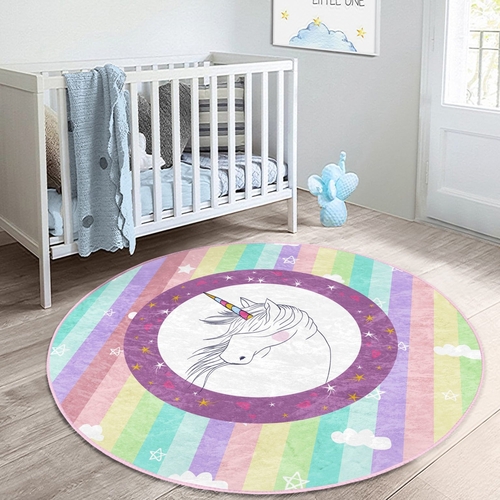 Unicorn Kids Room Rug – Decorative & Washable