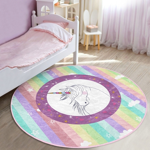 Unicorn Kids Room Rug – Decorative & Washable