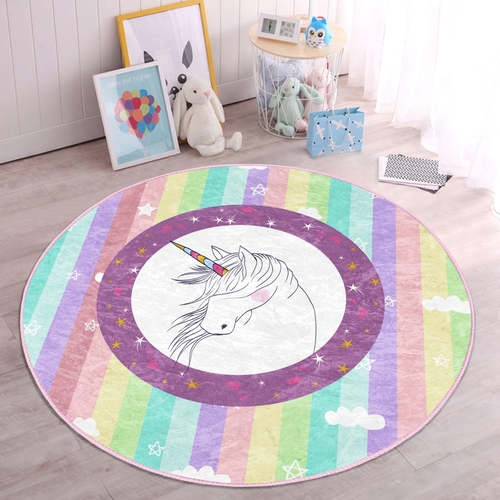 Unicorn Kids Room Rug – Decorative & Washable