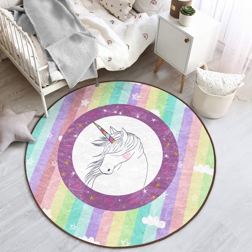 Unicorn Kids Room Rug – Decorative & Washable