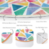 Colorful Kids Playroom Round Rug – Washable & Soft