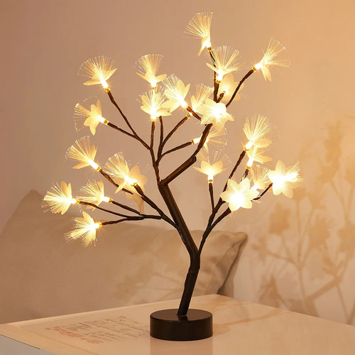 LED Rose Flower Table Lamp with USB/Battery Options