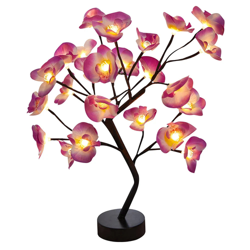 LED Rose Flower Table Lamp with USB/Battery Options