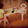 Montessori Table and Chair Set for Independent Learning