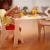 Montessori Table and Chair Set for Independent Learning