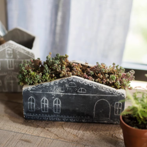 Minimalist TinyHome Clay Planters - Stylish & Durable Design
