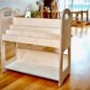 Large Wooden Montessori Bookshelf for Kids