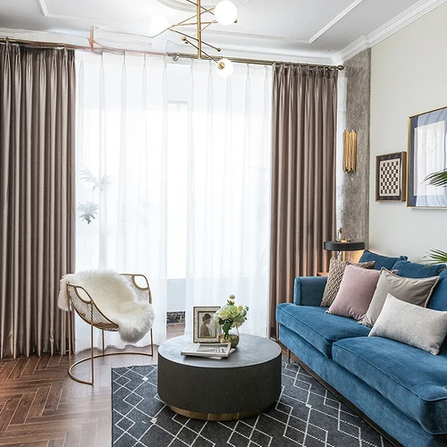 Custom Modern High Precision Curtains for Living Dining Room & Bedroom