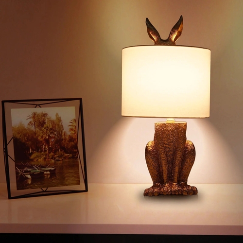 Nordic Resin Rabbit Table Lamp – Modern Desk Light