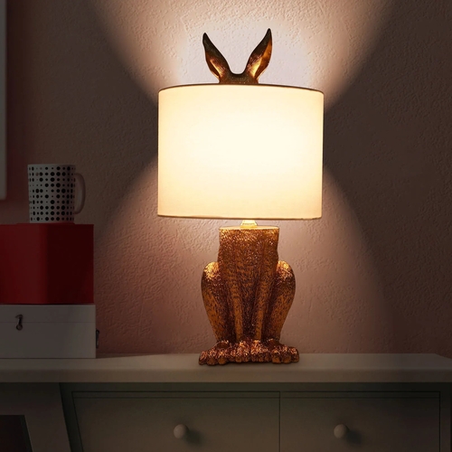 Nordic Resin Rabbit Table Lamp – Modern Desk Light