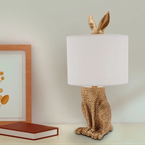 Nordic Resin Rabbit Table Lamp – Modern Desk Light