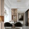 Modern LED Chandelier - Adjustable Ceiling Pendant Light