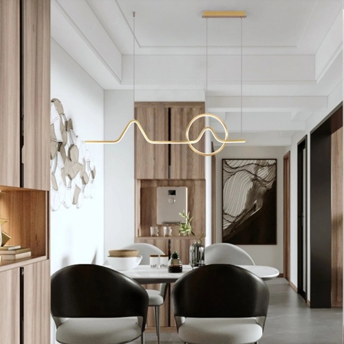 Modern LED Chandelier - Adjustable Ceiling Pendant Light