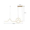 Modern LED Chandelier - Adjustable Ceiling Pendant Light