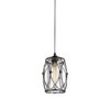 Nordic Minimalist Pendant Lamp - Rustic Industrial Black Cage