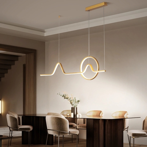 Modern LED Chandelier - Adjustable Ceiling Pendant Light