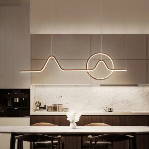 Modern LED Chandelier - Adjustable Ceiling Pendant Light