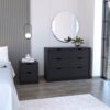 Bennett 2 Piece Bedroom Set, Nightstand + Dresser