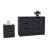 Bennett 2 Piece Bedroom Set, Nightstand + Dresser