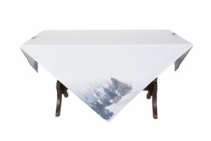 Winter Wonderland Embroidered Tablecloth
