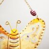 Butterfly Chime With Bells and Glass Beads for Wall Decor