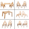 Montessori Table and Chair Set for Independent Learning