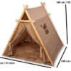 Kids XL Bunny Play Tent with Non-Slip Mat