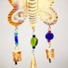 Butterfly Chime With Bells and Glass Beads for Wall Decor