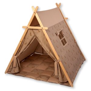 Kids XL Bunny Play Tent with Non-Slip Mat