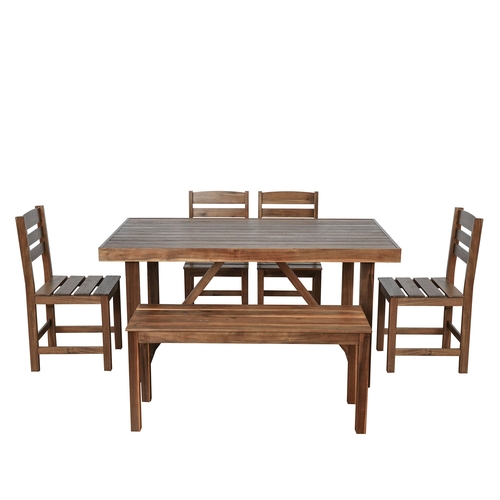 High-Quality Acacia Wood Outdoor Table and Chair Set