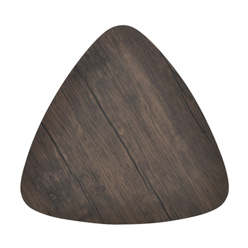 3 Set Nesting Triangle End Coffee Tables – Rustic Brown