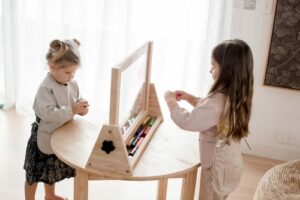 4-in-1 Kids Table Easel for Art and Learning