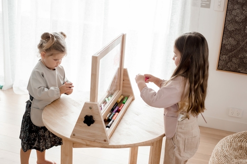 4-in-1 Kids Table Easel for Art and Learning