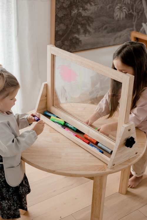4-in-1 Kids Table Easel for Art and Learning
