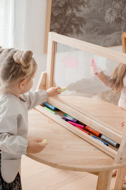 4-in-1 Kids Table Easel for Art and Learning