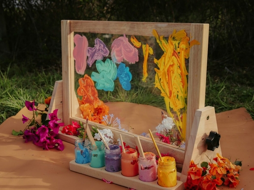 4-in-1 Kids Table Easel for Art and Learning