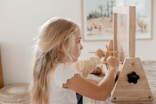 4-in-1 Kids Table Easel for Art and Learning