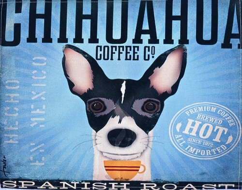 Dog-Themed Linen-Cotton Place Mats for Dining