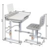 Adjustable Children Learning Table and Chair Set