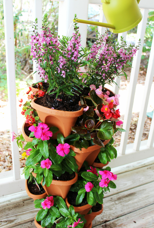 Nature's Distributing Stacking Planters - 5 Tier Self-Watering