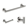 Durable 3 Pieces Bathroom Hardware Set with Matte Finish