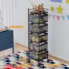 Rotating Fruit and Vegetable Basket, 5-Layer Round Storage