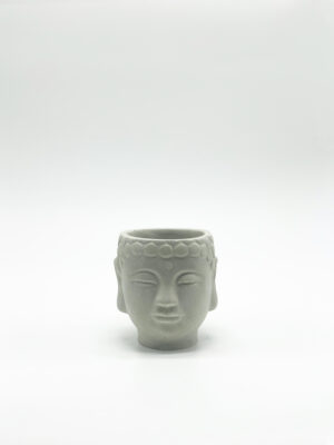 Buddha Concrete Planter - Handmade Indoor Succulent Pot